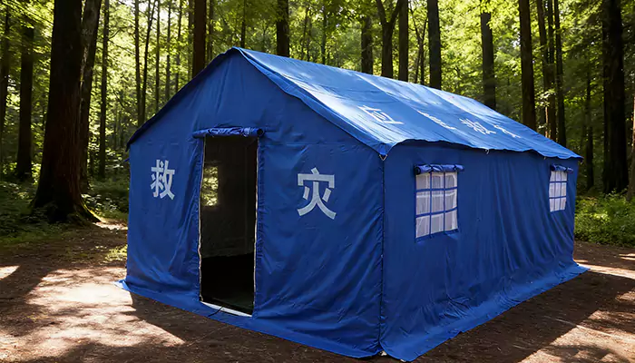 Lều cứu trợ khẩn cấp tăng cường tuyến phòng thủ để bảo vệ tính mạng